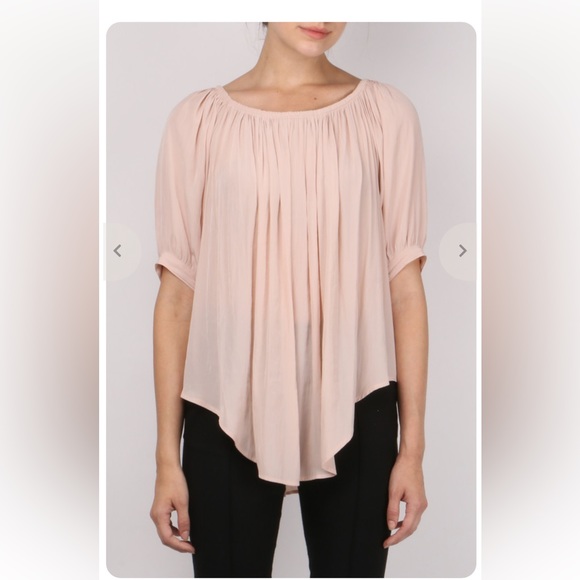 Smythe Pale Pink Gypset Blouse - Small - Picture 3 of 5